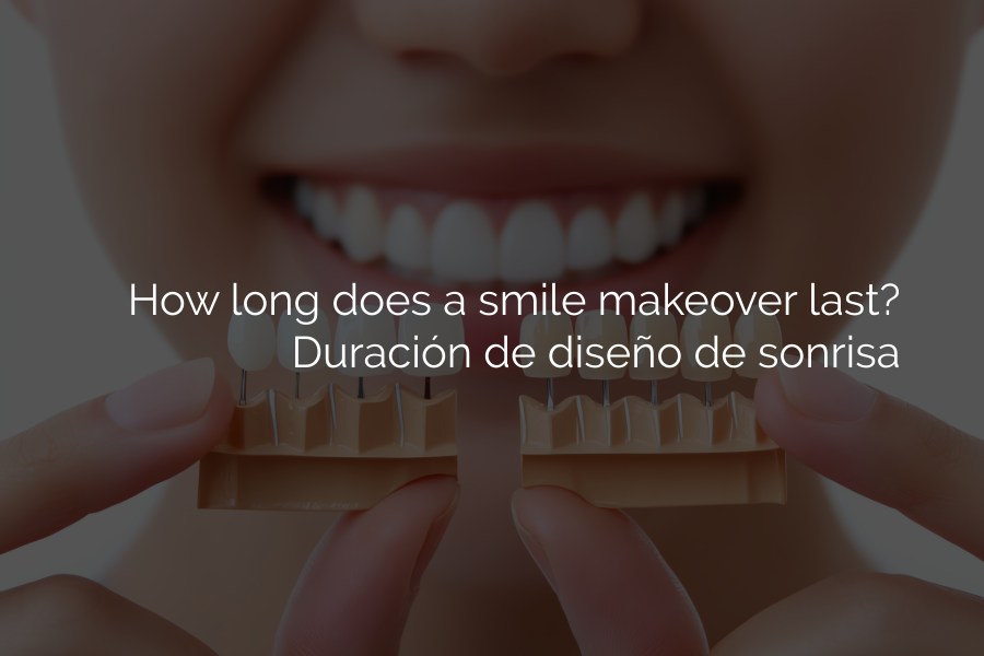 How long a smile design lasts and how to care for it: it depends on the material used, the patient's habits, and maintenance. LEARN MORE / Duración de diseño de sonrisa y cómo cuidarlo: depende del material utilizado, hábitos del paciente y mantenimiento. ¡CONOCE MÁS!